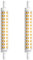 seami R7s Led 118mm,Nicht Dimmbar,10W 230V 3000k warmweiß,R7s LED-Lampe,R7S LED Glühbirnen,R7s LED Leuchtmittel,R7s J Typ LED Doppelsokel Linear Tube 360° Abstrahlwinkel(2 Stück)