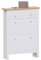 Vida Designs Arlington Schuhschrank mit 2 Türen und Schublade Aufbewahrung Schrank Ständer Gestell MDF Weiß