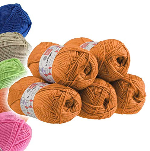 5 x 100g Strickgarn Kartopu BABY ONE Antipilling Babywolle Babygarn, Farbwahl