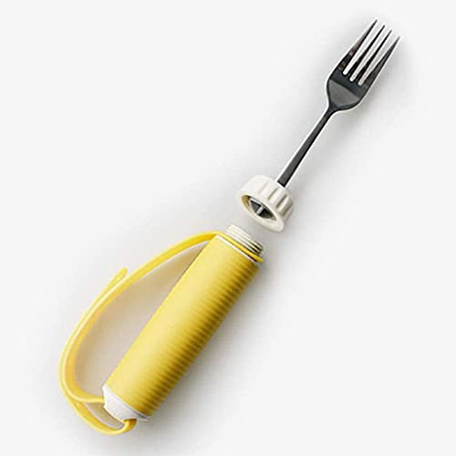 Tenedor Giratorio Antideslizante De Acero Inoxidable, Utensilios Para Comer Giratorios, Tenedor Para Ayudas Alimentarias, Para Niños Mayores Dedos Deformados Calambres En Las Manos B