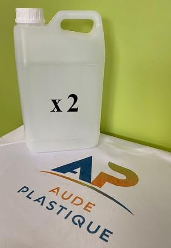 Bidon en Plastique de 3 litres PEHD - idéal pour Tous Les liquides, Eau, Huile, Sauce, réservoir pour climatisation/Camping/Camping-Car (1) (2)