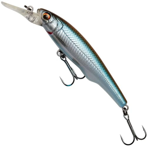 Savage Gear Gravity Twitch MR - Darten und Kicken Action Köder für Süßwasser Raubfische, Magnetischer Weitwurf, Horizontale Balance für Barsch, Hecht, Forelle, Barsch & mehr Plötze 9,5 cm