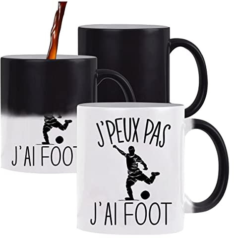 Planetee Mug Magique J'peux pas Foot | Tasse Humour