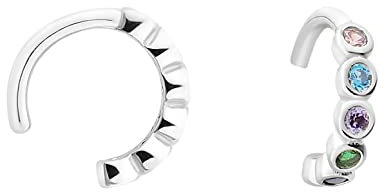 SOFIA MILANI - Damen Ohrringe 925 Silber - Zirkonia Ear Cuff - E1315