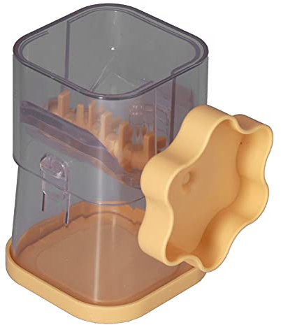 Hachoir à noix, broyeur à noix manuel Hachoir à manivelle pour amandes, noisettes, noix de pécan(Jaune)