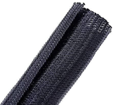 ETOPARS Expandable Braided Sleeving Wire Braided Split Sleeving Cable Loom Tubing Cable Cord Protector Sleeve Flexible Insulated Self Closing Diameter 6mm Length 3 Meters