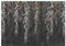 wandmotiv24 Fototapete Wand mediterran Zweige Blätter Beton, XL 350 x 245 cm - 7 Teile, Wanddeko, Wandbild, Wandtapete, Vintage Zement Wand grau orange M6853