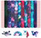 Tintnut Watercolor Galaxy Permanent Vinyl 10 Pack 12 x 10 Adhesive Vinyl Sheet Set, Self-Adhesive Vinyl Sheets for Cutting Machine, Outdoor Permanent Vinyl Sheets for Party Decoration