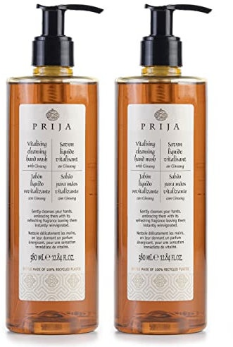 PRIJA Flüssigseife mit Ginsengextrakt, 2x380ml
