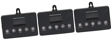 DOITOOL 3 Stücke Fisch Tank Controller Timing Dimmer Dimmer Controller Für Aquarium Schwarz Lcd Bildschirm