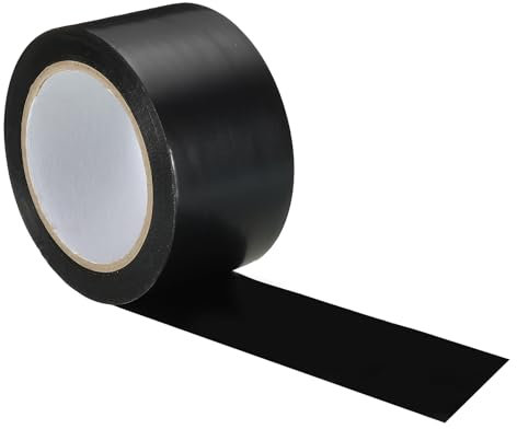 PATIKIL Korrosionsschutz Rohrband, 33 m x 60 mm PVC Isolierband Selbstklebend für Metall Elektrische Rohre Abflussrohre Elektrische Kabel HVAC Rohre, Schwarz