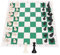 Tournament Chess Mat Portable PU Leather Tournament Roll Up Chess Board Chess Rollable Chessboard Lightweight & Non Slip (M)