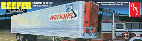 AMT Round2 591421-1/25 Fruehauf 40' Reefer Trailer Watkins - Maßstab 1:25