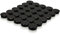 ZDZBLX Fridge Magnets - 30 Pack Strong, Heavy Duty Mini Round Magnets for Whiteboard, Fridge, Notice Board (Black)