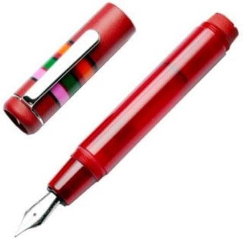 OPUS 88 Opus 88 OP96081705-M Fantasia Fountain Pen Red Eye Drops Medium Nib