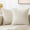 MIULEE 2er Set Kissenbezug 45x45cm Beige Kissenhülle Kissenbezüge Sofakissen Dekokissen Boho Couchkissen Kord Dekorative Zierkissenbezug für Sofa