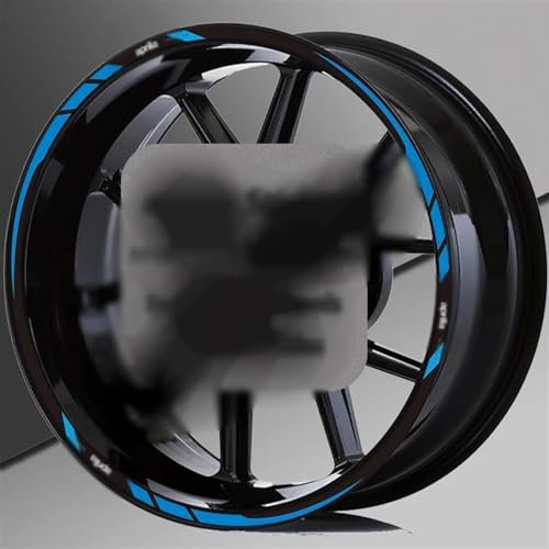 Motorrad-Radaufkleber, 17 Zoll, Felgenstreifen-Aufkleber, Accessori für Aprilia V4 TUONO 1100 RSV4 RS150/250/660 GPR APR Shiver 750 900 (Farbe : WLP121BWLP35A15)