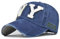 URTAODFE NY Baseballkappe, bestickt, gewaschen, Trucker-Mütze, Baumwolle, Golfmütze, Geschenk für Paare, Entenzunge, 6, 58