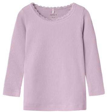 NAME IT Girl Oberteil mit Langen Ärmeln Basic | Long Sleeved Top