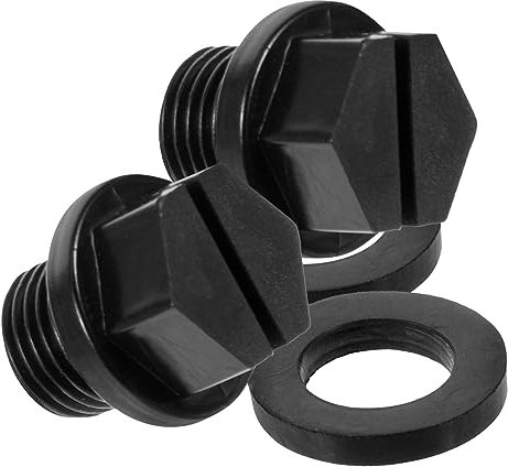 CIYODO 2 Sätze Pool Pump Winterverschlussstopfen Mit O-Ring Dichtung Langlebige Ablassschraube Wasserdichter Gewindestopfen Zur Frostschutzabdeckung Einfache Installation
