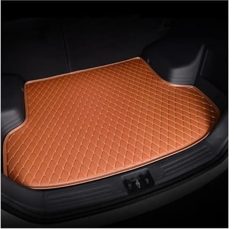 Antirutschmatte Für Skoda Für Kamiq 2019-heute Auto Cargo Liner Custom Car Kofferraummatten Innenteile Kofferraummatten(Braun)
