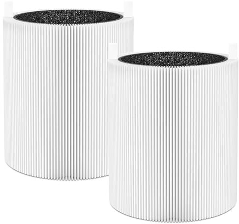 sieloonger Blue Pure 511 Replacement Air Filter Compatible with Blueair Blue Pure 511 AIR Purifier,2-in-1 Filter of H13 True HEPA Activated Carbon Filter,Pack of 2