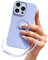 Pepmune Compatible with iPhone 16 Pro Case Liquid Silicone with Ring Holder Kickstand Magnetic Car Mount Detachable Wrist Strap Shockproof Soft Protective Cover-Purple