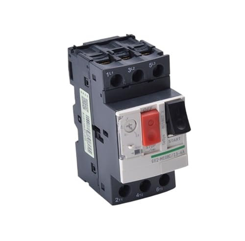 SFTSVFEO Protecteur de Moteur série GV2ME, disjoncteur de Moteur, Bouton Poussoir 3P, Type Thermique et magnétique, disjoncteur de Moteur MPCB(GV2-ME20C)