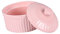 WATIIFUFU Keramische Backschüssel Mit Deckel Hitzebeständig Pudding Dessertschale Kleine Schüssel Für Zuhause Rosa Für Suppen Und Gebäck