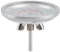 Thermomètre de Barbecue en Acier Inoxydable, Thermomètre de Barbecue, Thermomètre de Gril de Fumeur, Jauge de Température 50-900 ℉