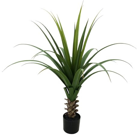 4FT Artificial Spiked Agave Plant with Pot – Faux Agave for Indoor Décor, 48 Realistic Greenery for Home, Office, Garden & Hotel – Perfect Housewarming Gift