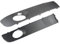 NATWEE Nebelscheinwerfer-Grill Kompatibel Mit Vw Für Transporter T5 T6 Für 2010 2011 2012 2013 2014 2015 Stoßstange Nebelscheinwerfer Grill Gitter Abdeckung Trim 7E5807489