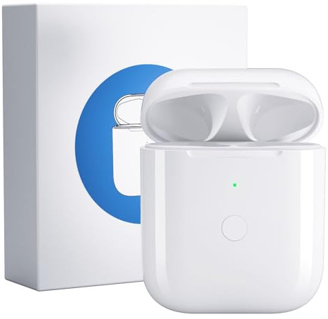 Kabelloses Ladecase Kompatibel mit Air pods 1 und 2 Generation,Wireless Charging Case Original Ersatz Replacement,Bluetooth Pairing Sync Button