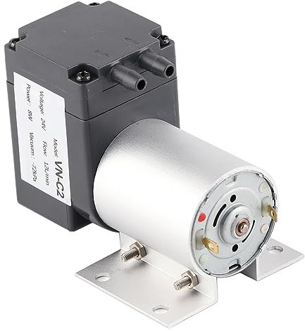Bomba de Vacío Potente con Soporte -72KPA 8W 12 L Min Min Mina Mina Loiry Alto Grado de Vacío (DC24V)
