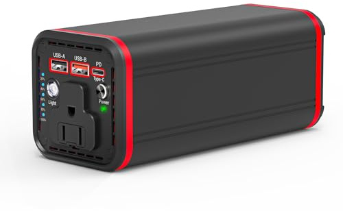 Portable Laptop station for 27000mAh 98Wh, Power Bank with AC Outlet 65W PD Fast Charging External Battery Pack, Mini Portable Power Station for MacBook Pro Dell HP Travel Camping Airline Approved