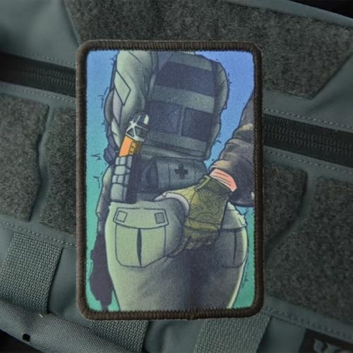 Soldatin Patches Klett Militär Aufnäher DIY Deko Klettpatches Für Rucksack Bundeswehr Jacke