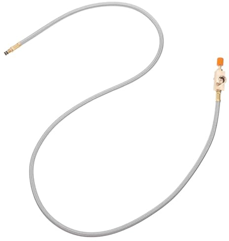 HOUDERCO Verlängerungsschlauch und Gasschlauch Verlängerung für Campingkocher Kupfer und Aluminium 1 Stück Tragbar Geeignet für Outdoor Gasherd und Camping Gasheizung