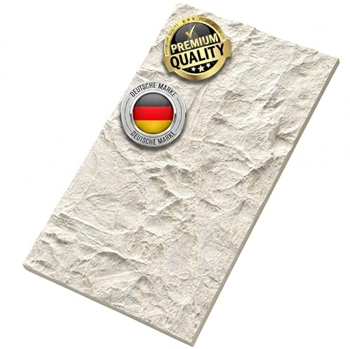 AS Country Stone® Wandverkleidung Innen | 118 x 58 cm | einfache Montage | 3D | Wandpaneele Steinoptik aus robustem Polyurethan - wasserdichte Steinwand Paneele mit natürlicher Steinstruktur