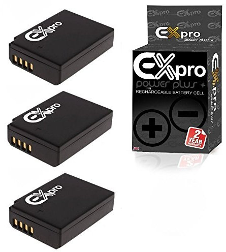 Ex-Pro® Canon LP-E10 Power+ Battery for Canon [3 Pack]
