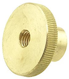 Rändelmutter hohe Form DIN 466 Messing blank M 3-100 Stück