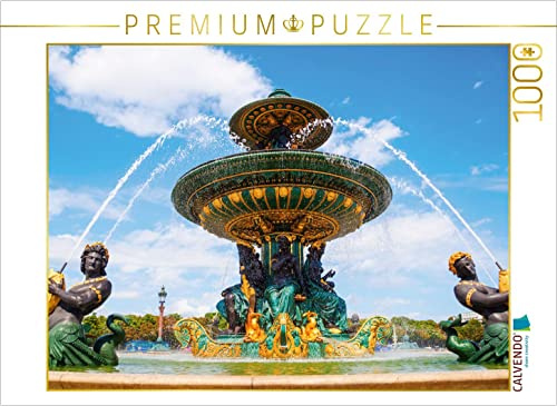 CALVENDO Puzzle EIN Motiv aus dem Kalender Brunnen - eine Bildersammlung | 1000 Teile Lege-Größe 64 x 48 cm Foto-Puzzle für glückliche Stunden