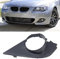 Ricoy Nebelscheinwerfer-Abdeckung für Frontstoßstange, für E60 E61 M Sport 2003–2009, Mattschwarz (links)