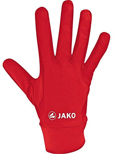 JAKO Feldspielerhandschuhe Funktion, Größe:5, Farbe:rot