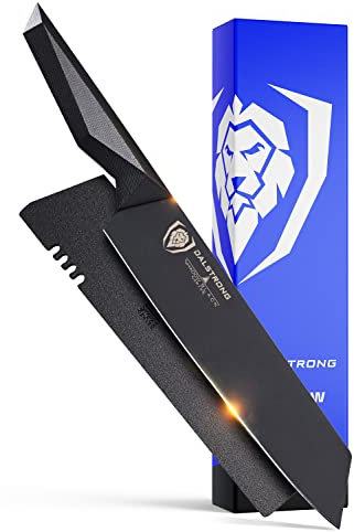 DALSTRONG Kiritsuke Coltello - 21,5 cm - Shadow Black Series - Black Titanium Nitride Coated German HC Steel - NSF Certified