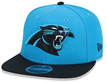 New Era Carolina Panthers NFL Two Tone Blau Schwarz Verstellbare 9Fifty Original Fit Snapback Cap - One-Size