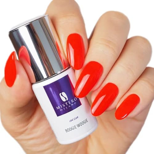 Mistero Milano Nagellack UV Neon – Led Nagellack – UV Nagellack – Nail Polish – Hybrid Neon Nagellack – 7ml Boogie Woogie
