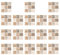 18Pcs Adesivi Murali Mattonelle di Mosaico Buccia E di Piastrelle Backsplash Piastrelle Impermeabile A Prova di Olio Decalcomanie Smontabili per Bagno E Cucina 10X10x0. 05