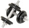 MAXXIVA® Kurzhantel-Set Gusseisen 2x10 kg 8 Gewichtsscheiben Sternverschluss Hantelset für Kraftsport Muskelaufbau Workouts Bodybuilding Reha 20 kg
