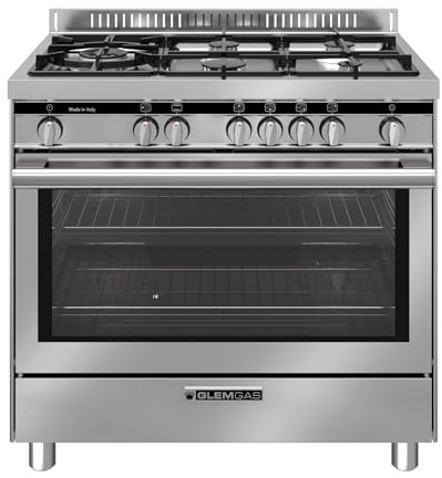 Cucina a gas con forno a gas 90x60 cm colore Inox - ST96TVI