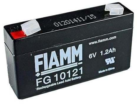 Fiamm FG10121 6 V 1,2 Ah piombo/batteria piombo/AGM piombo non tessuto